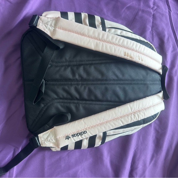 Adidas Light Pink and Black Backpack - Picture 5 of 7